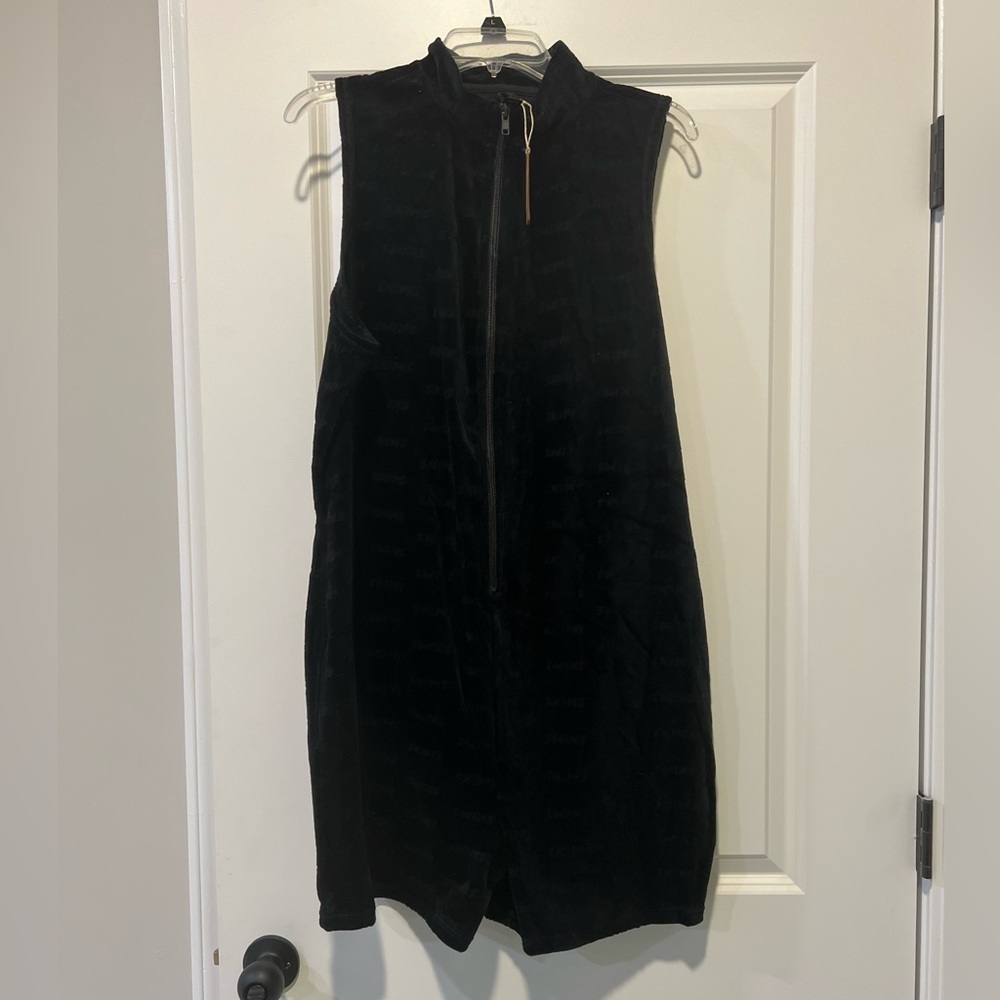SKIMS Black Terry Cloth Romper Women’s Size 3XL